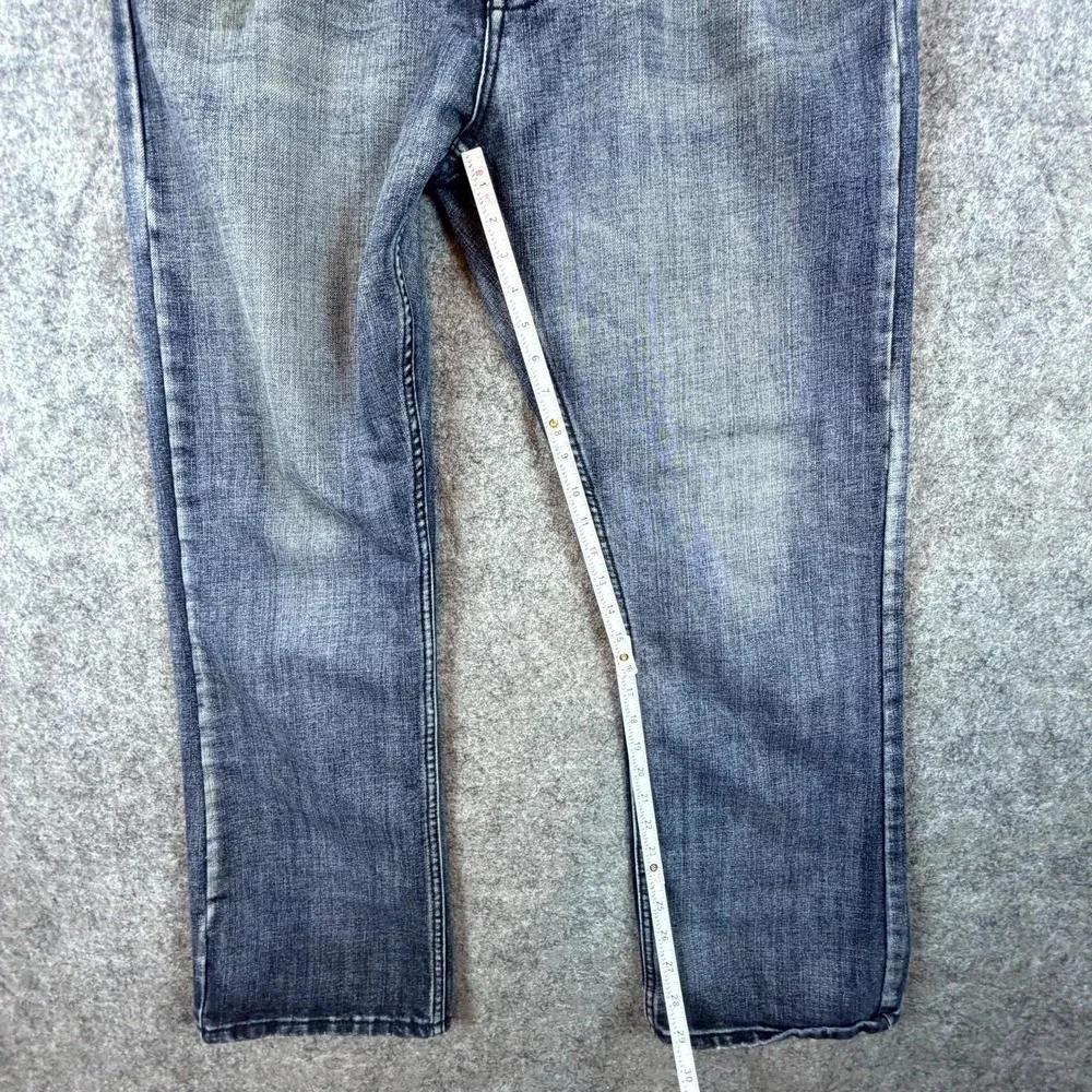 Fly‎ Paper Jeans Mens 38x32 Blue Y2K Streetwear Bootcut Leg Travel Relaxed Fit